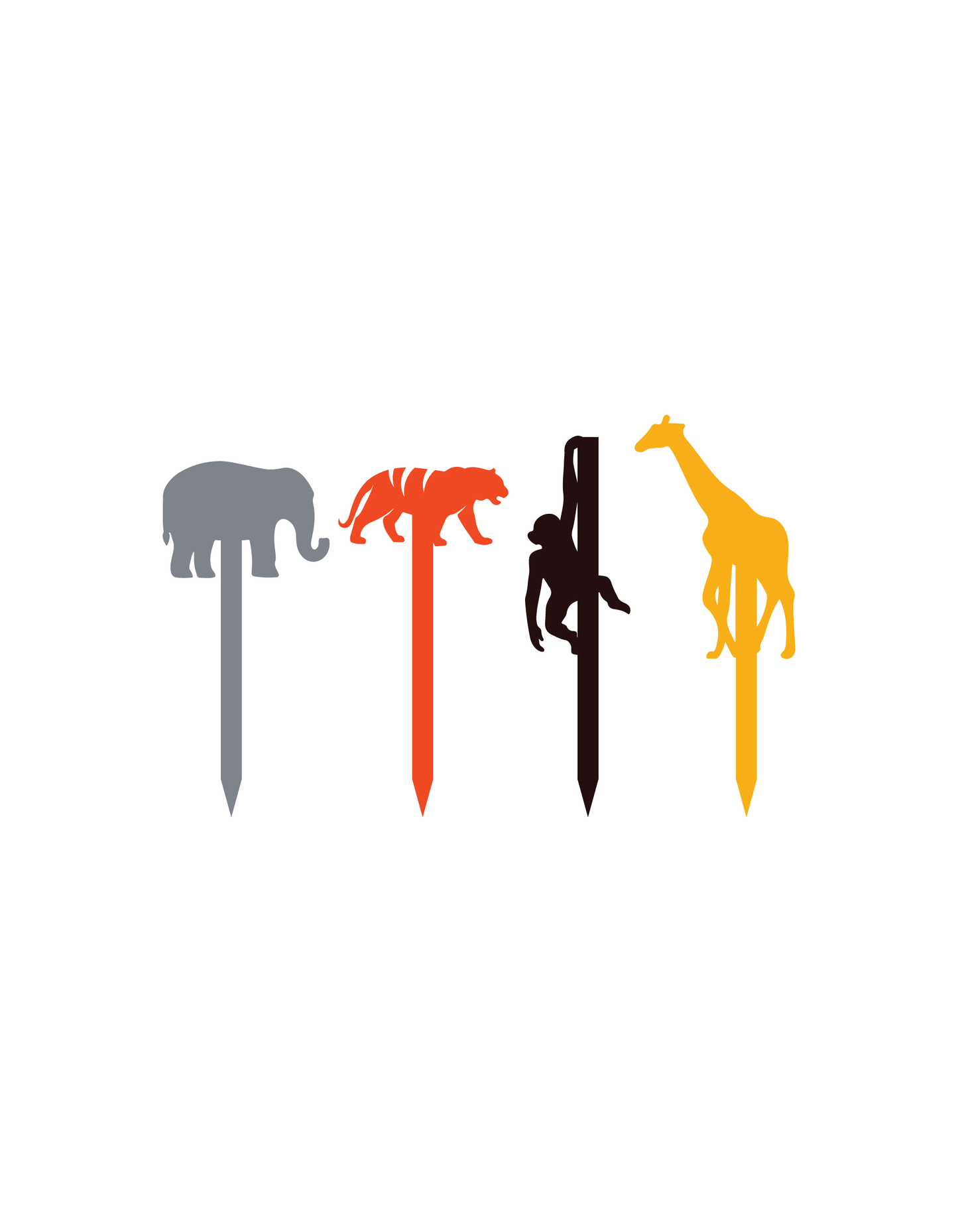 Zoo Animals Acrylic Collection