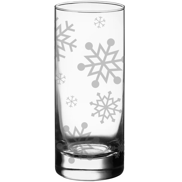 Snowflakes Engraved Glassware