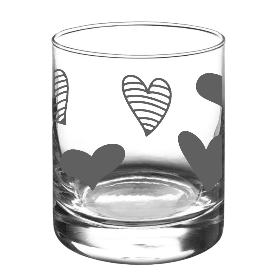 Glassware, Valentine's Day Hearts