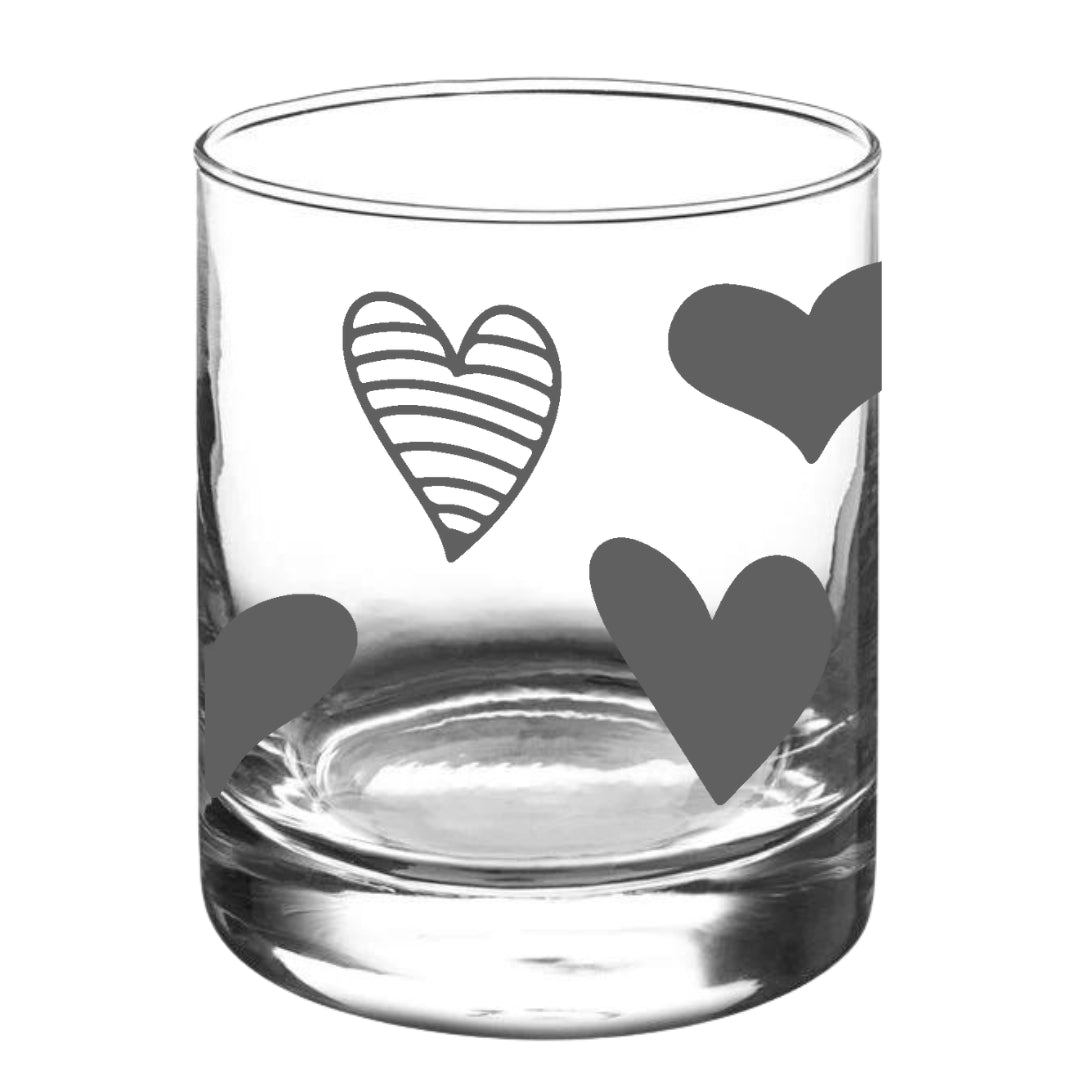 Glassware, Valentine's Day Hearts