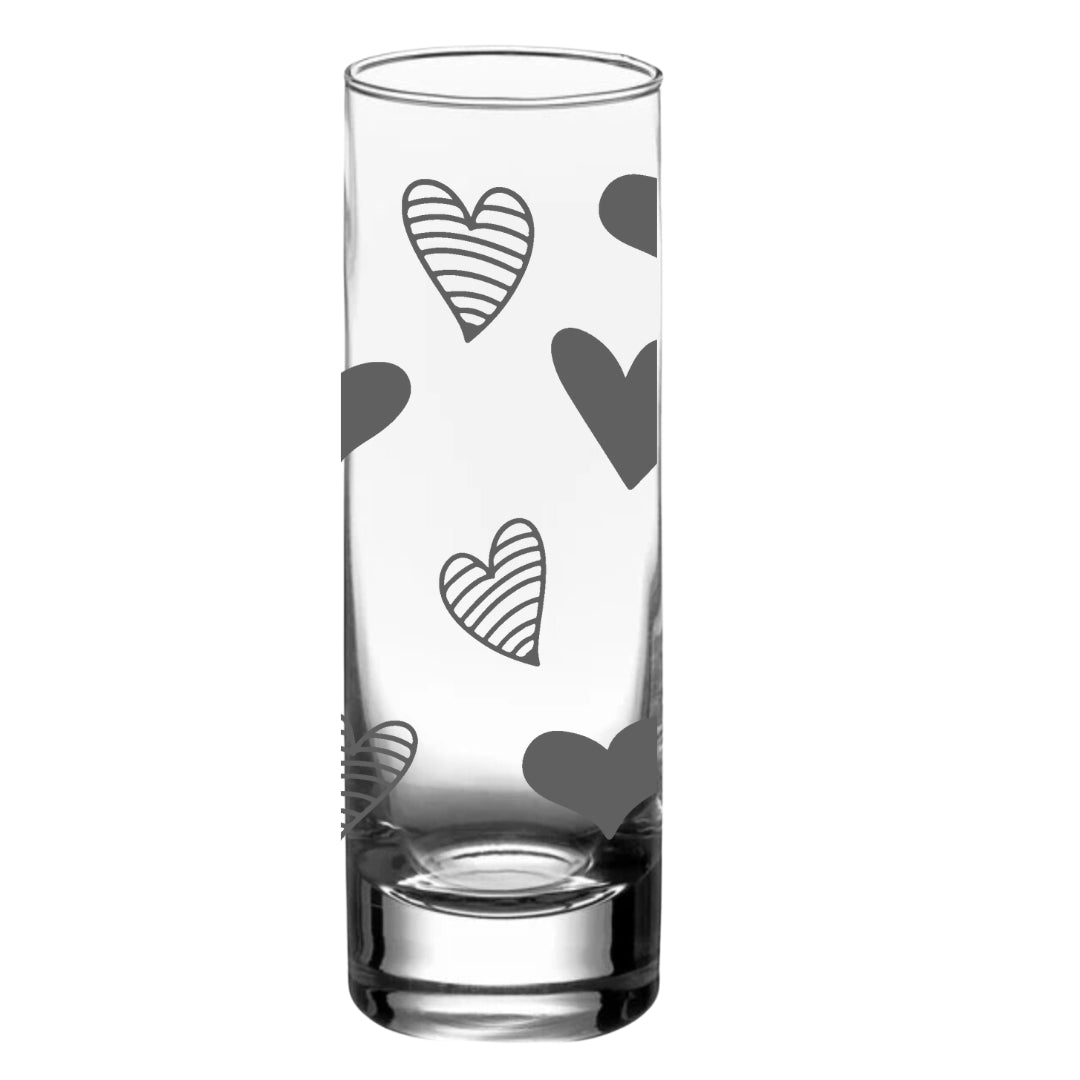 Glassware, Valentine's Day Hearts