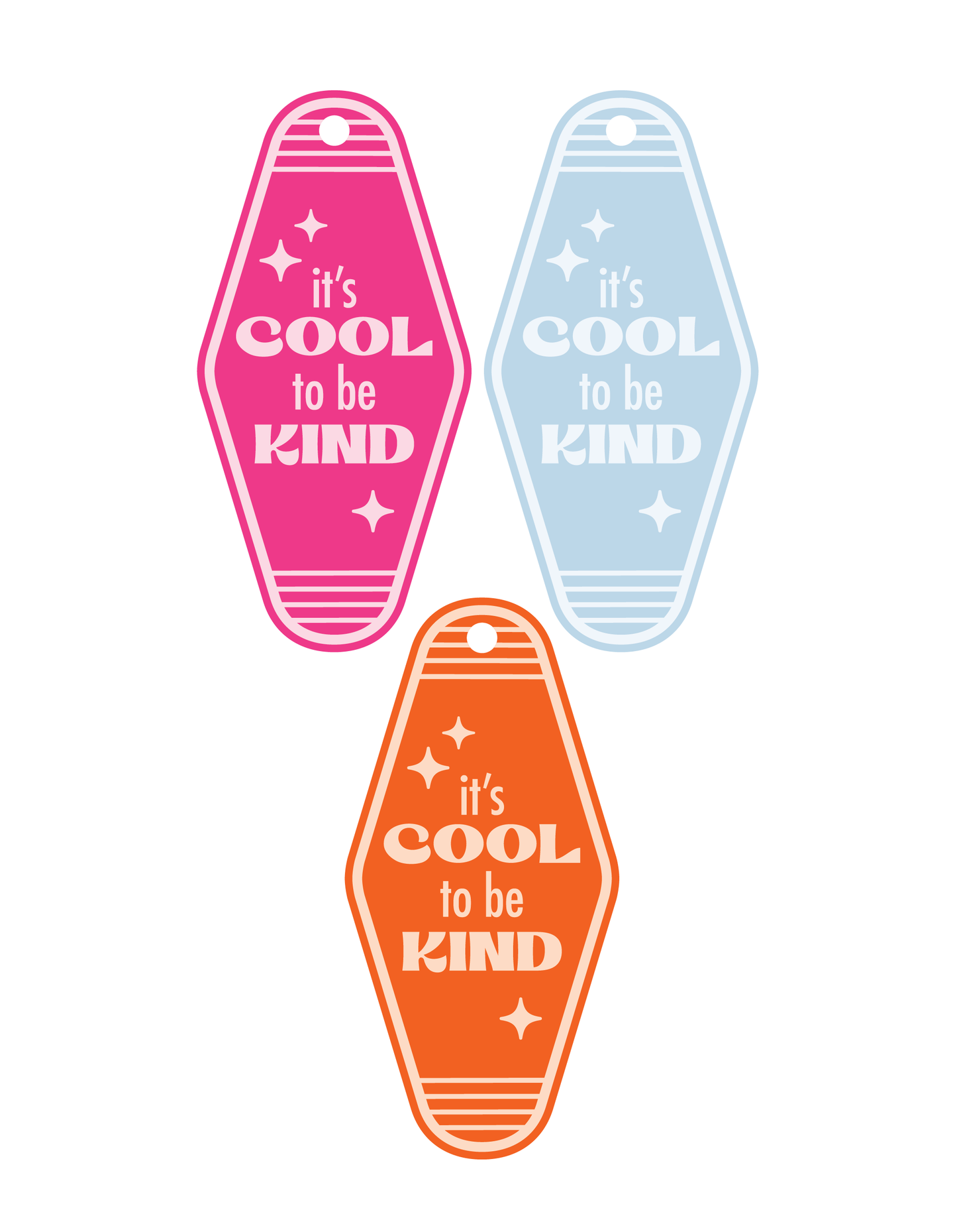 "It's Cool to be Kind" Keychain