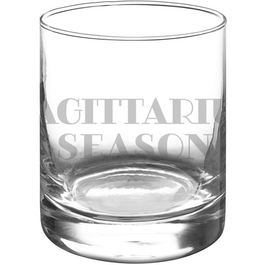 Sagittarius Season Engraved Glassware