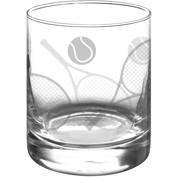 Tennis Engraved Glassware